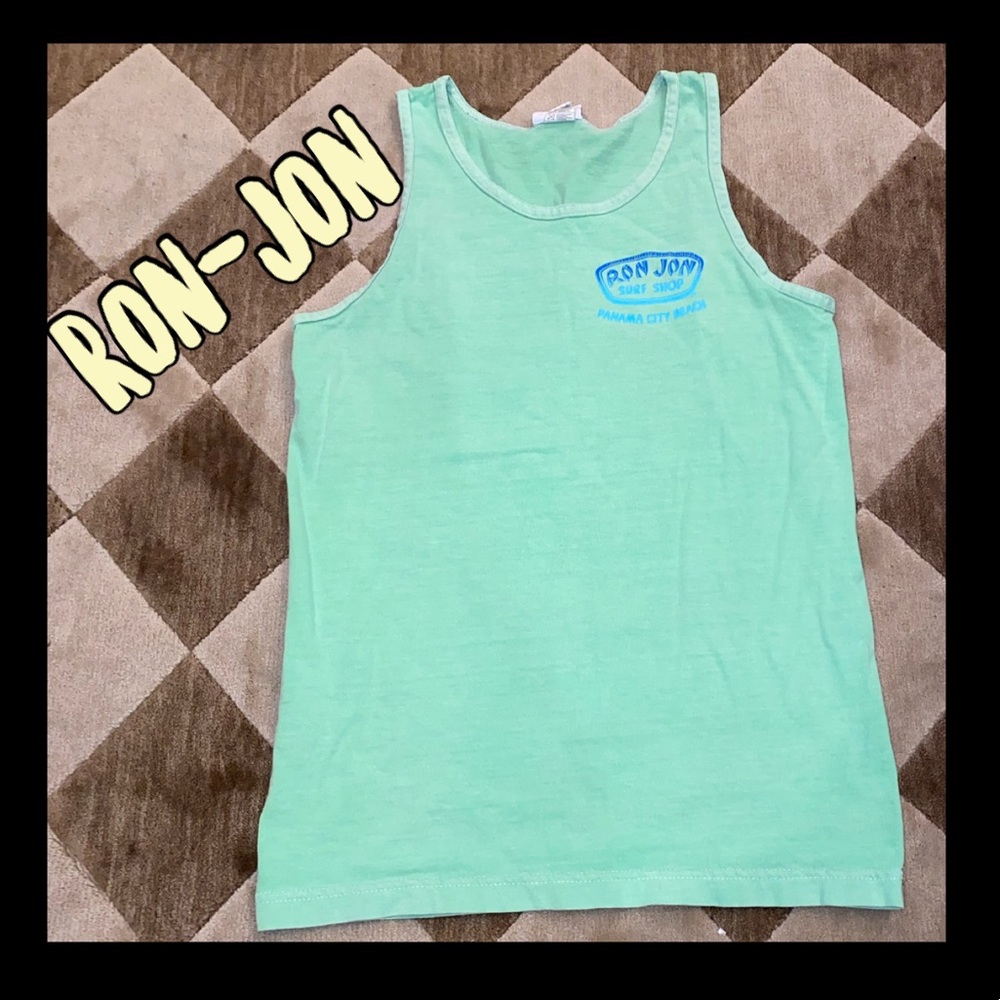Ron-Jon Surf Shop small light green tank top